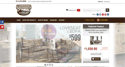 Desktop Screenshot of mountainfurnitureoutlet.com