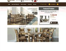 Tablet Screenshot of mountainfurnitureoutlet.com